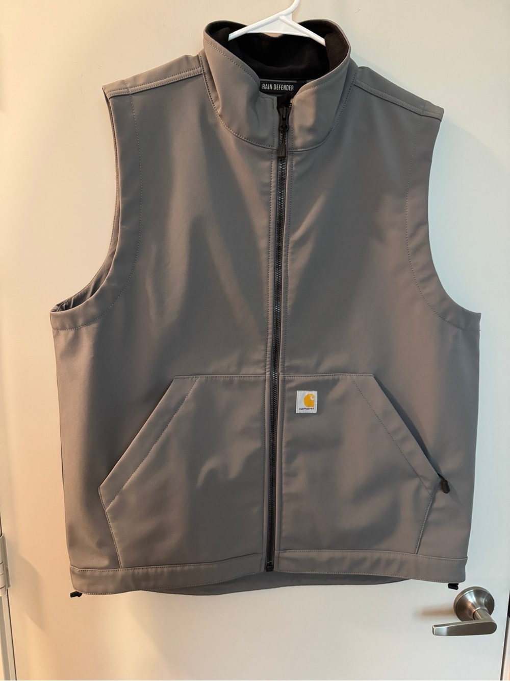 Carhartt Gray Rain Defender Zip-Front Vest